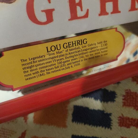 Rare Lou Gehrig - Picture 4 of 4
